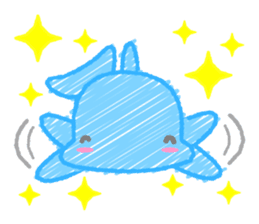 Scribble Dolphin Dol2 Diving section sticker #1176633