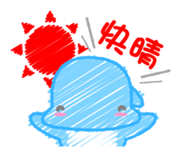 Scribble Dolphin Dol2 Diving section sticker #1176636