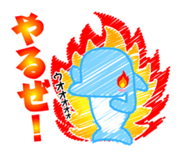 Scribble Dolphin Dol2 Diving section sticker #1176643