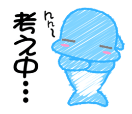 Scribble Dolphin Dol2 Diving section sticker #1176644