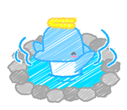 Scribble Dolphin Dol2 Diving section sticker #1176659