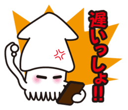 I am a squid of Hokkaido.japan sticker #1176671