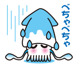 I am a squid of Hokkaido.japan sticker #1176696