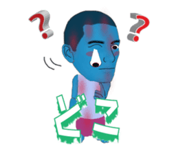 Male of zombie Japanese sticker #1176861