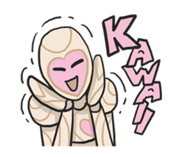 AsB - Woody Kun (The Wooden Heart Face) sticker #1177634