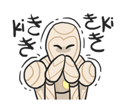 AsB - Woody Kun (The Wooden Heart Face) sticker #1177642