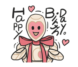 AsB - Woody Kun (The Wooden Heart Face) sticker #1177662