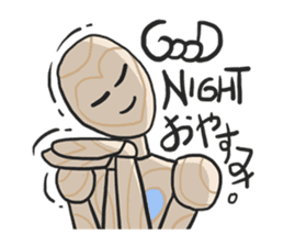 AsB - Woody Kun (The Wooden Heart Face) sticker #1177665