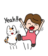 Chill Chill The Cat sticker #1178911