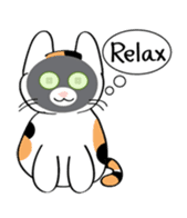 Chill Chill The Cat sticker #1178919