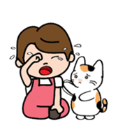 Chill Chill The Cat sticker #1178924