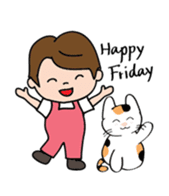 Chill Chill The Cat sticker #1178939