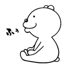 Polar Bear Sticker by TSUKAZAN sticker #1179315