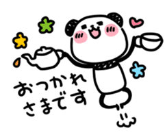 Slim Panda san sticker #1179631