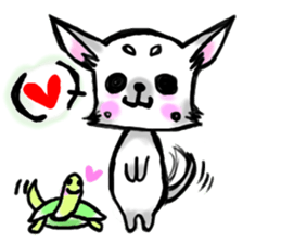 Chihuahua and Turtle sticker #1179869