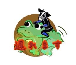 Ninjya cow sticker #1180249