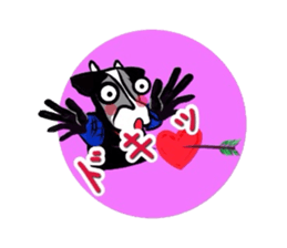 Ninjya cow sticker #1180255