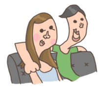 Girl Girl sticker #1180294