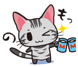 American Shorthair "Mito" sticker #1180356