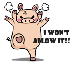The everyday life of Pigtum sticker #1180467