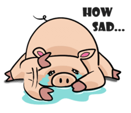 The everyday life of Pigtum sticker #1180468