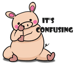 The everyday life of Pigtum sticker #1180469