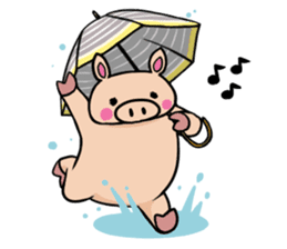 The everyday life of Pigtum sticker #1180476