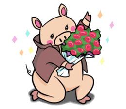 The everyday life of Pigtum sticker #1180478