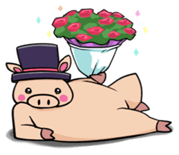 The everyday life of Pigtum sticker #1180479