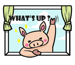 The everyday life of Pigtum sticker #1180496