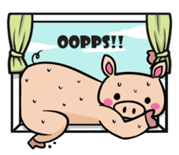 The everyday life of Pigtum sticker #1180498
