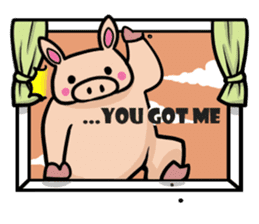 The everyday life of Pigtum sticker #1180500