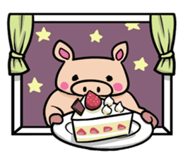 The everyday life of Pigtum sticker #1180501