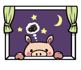 The everyday life of Pigtum sticker #1180502