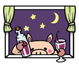 The everyday life of Pigtum sticker #1180503