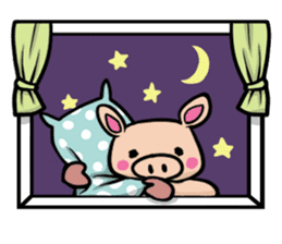 The everyday life of Pigtum sticker #1180505