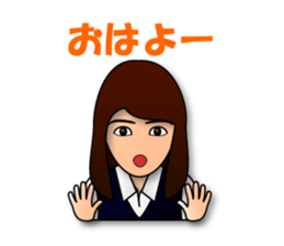 Conversation in the workplace sticker #1180615