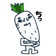 Daichan of long chin radish sticker #1181093