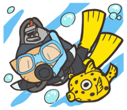 Let's Diving! sticker #1181154