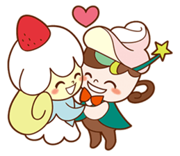 Fuwawa=Moco and Friends sticker #1183066