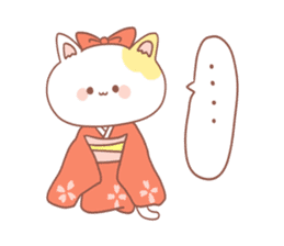 Japanese kyoto cat ver sticker #1183185