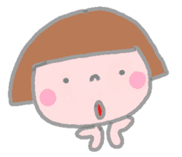 Japanese girl coto-chan 40faces sticker #1183203