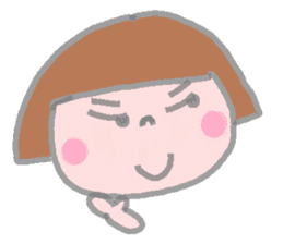 Japanese girl coto-chan 40faces sticker #1183205