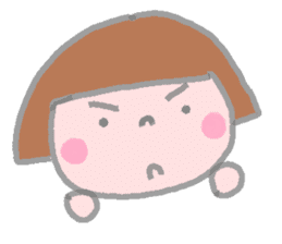 Japanese girl coto-chan 40faces sticker #1183215