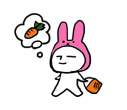 A rabbit and bear sticker #1183471