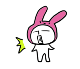 A rabbit and bear sticker #1183472