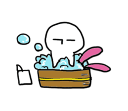 A rabbit and bear sticker #1183484