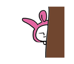 A rabbit and bear sticker #1183499