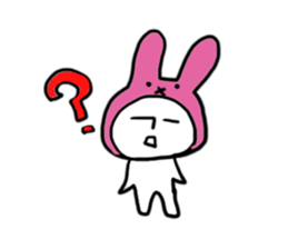 A rabbit and bear sticker #1183500