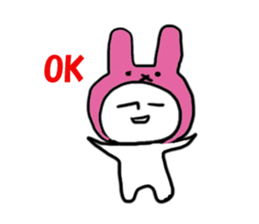 A rabbit and bear sticker #1183505